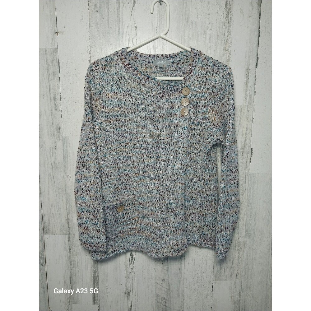 Habitat Clothes To Live In Multicolor knit sweater button Size Small